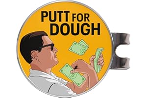 Shanker Golf - Funny Golf Ball Markers with Magnetic Hat Clip - Funny Golf Accessories