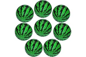 TOYHOOD 8pcs Inflatable Beach Ball, Watermelon Inflatable Ball, Mini Pool Balls, Summer Toy Sea Playground Toys, Beach Sports Swimming Water Games, for Kids Outdoor Games Party Favors