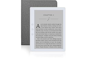 Veidoo 5.8 inch Ebook Reader, HD Touch Screen Carta E-Ink Technology, 32GB ROM(TF Card Expansion to 64G), WiFi, Long Endurance, Android E-Reader with Cover(White)