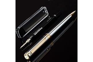 Scriveiner Portaminas 0.7 Plateado, Diseño Clásico y Elegante con Detalles de Oro de 24K, Mecanismo Schmidt, Minas de Repuesto, Lápiz Mecánico ideal para Dibujar y Escribir