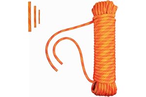 Tread Star Polipropylenowa lina statkowa, lina kotwiąca, lina do pływania, lina nylonowa, do sportów łodziowych (6 mm - 50 m)