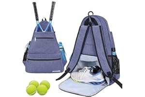 ACOSEN Tennis Bag Tennis Backpack - Large Tennis Bags for Women and Men to Hold Tennis Racket,Pickleball Paddles, Badminton Racquet, Squash Racquet,Balls and Other Accessories
