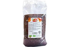Vivibio Semi di Lino Bio - Semi Lino - Ricco di Proteine ​​e Fibre - Perfetto per una dieta vegetariana o vegana - 2kg