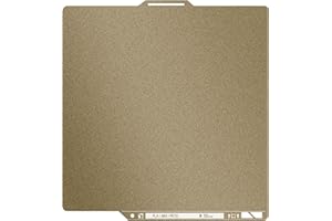 JUUPINE Upgraded Thickened 0.77mm PEI Sheet（with QR Code）for Bambu Lab P1P P1S A1 X1 X1C X1E PEI Build Plate,Double Sided Textured PEI Flexible Spring Steel Sheet, 257x257mm Bambu Heatingbed