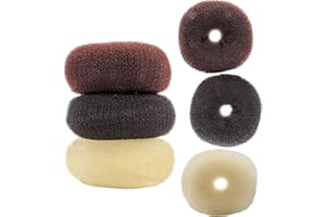 ‎A & A HAIR BEAUTY Haarschmuck Haarunterlage Volumkissen Haarkissen Donut Rolle Knotenpolster Knotenkissen Dutt Hilfe Haarteil