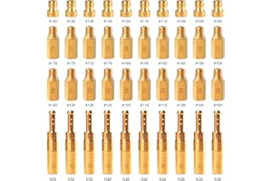 NOVINO 40PCS Carburetor Main Jet Slow Pilot Jet Kit, Include 30pcs Main Jets and 10pcs Slow Pilot Jet for PWK Keihin OKO CVK Crab,Replace #SCL-2018090002-ZH-T-01/02 SCL-2018090001/03-ZH-T-01