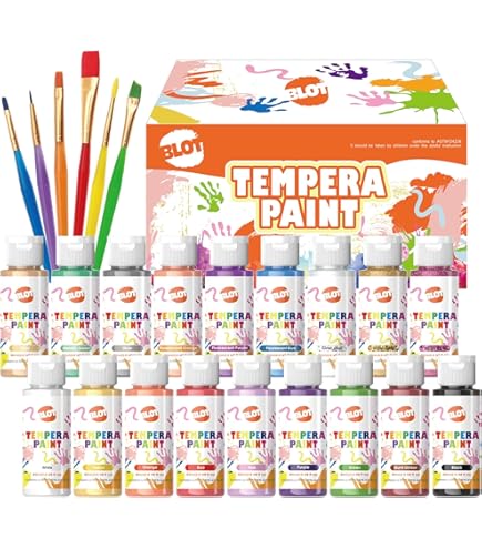Vingerverf Set voor Kinderen 12x25ml - Uitwasbaar, Niet-Giftig