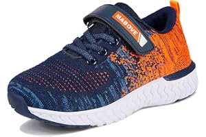 MABOVE Enfants Sneakers Garçon Fille Antidérapantes Running Chaussures de Légères Respirante Chaussures Décontractées pour École en Plein Air Occasionnel