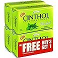 Cinthol Herbal Bath Soap – 99.9% Germ Protection, 175g (Pack of 4)
