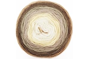 LIDIA CROCHET TRICOT Lollipop- hilo de lana multicolor, lana, hilo de tejer, hilo de ganchillo (150 gr/ovillo ; 14 colores) (empresa española/envío desde España) (208)