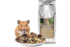 AreaAnimal - Comida Hamster, Comida Hamster Ruso 900G con Ingredientes Naturales, Alimento para Hamsters y Chinchilla con Equilibrio Nutricional, Ideal para la Salud de los Pequeños Roedores
