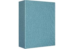 Vienrose Lniany album fotograficzny, 100 kieszeni, fotoksiążki, błękitna strona, duża pojemność, albumy ze zdjęciami, na walentynki, rodzinę, ślub, Boże Narodzenie, urodziny