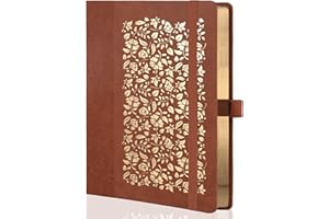 TIEFOSSI B5 Bullet Dot Journals for Women Men, 160 GSM Thick Paper, 150 Numbered Pages, 5 * 5MM Dot Grid, Dotted Bullet Notebooks for Planner Organization