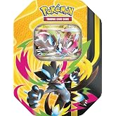 Pok&eacute;mon: Mega-Power Tin: Mega-Zeraora ex from JCC Pok&eacute;mon (4 Upgrade Envelopes and 1 Holographic Promotion Card)