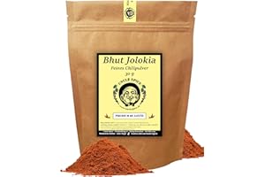UNCLE SPICE® BHUT JOLOKIA Chili Powder 30 g – One of the Hottest Chili in the World – Ghost Chili in Premium Quality – Naga Jolokia – Chili Peppers in Powder – 1.0 Million Scoville – Caution Extremely