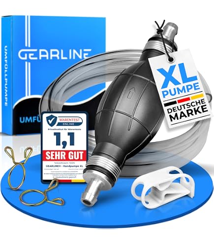 benzin abpumpen mit handpumpe AGT Benzin: Handpumpe zum Umfüllen von Kraftstoff, Öl und Flüssigkeiten, 1 l/Min. (Absaugpumpe, Hand Benzinpumpe, Roller) Auto & Motorrad Stud Type:Narrow #pike Farbauswahl - CAMPUS