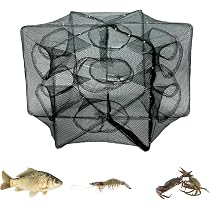 NAMOARLY 1 filet de pêche portable pour pêche à la main appât flottant appât seau sac filets crabe polyester NAMOARLY 1 filet de pêche portable pour pêche à la main appât flottant appât seau sac filets crabe polyester