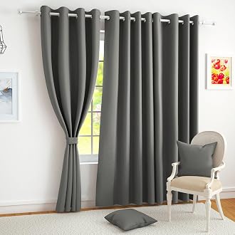 Story@Home 100% True Blackout Windows Curtain 5 Feet Se...