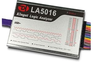 InnoMaker LA5016 USB Logic Analyzer 16Channels 500M Max Sample Rate 10B Samples MCU/ARM/FPGA Debug Tool English Software Handheld Instrument,Support Windows (32bit/64bit),Mac OS,Linux