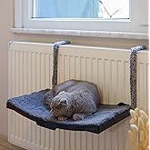 Kedi Petek Kalorifer Radyat&ouml;r Yatağı Askılı Kedi Yatağı Hamağı Terası47x 27,5 cm 18 kg