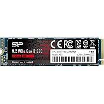 Siliconpow SSD P34A80 1TB, M.2 PCIe Gen3 x4 NVMe, 3200/3000