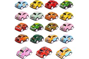 MUSELK Lot de 16 Voitures à Friction,Voiture Friction Jouet Voiture de Course à Friction Voiture Jouet Enfant avec Tapis de Jeu Filles et Garçons Enfants Jeu de Voiture Ensemble