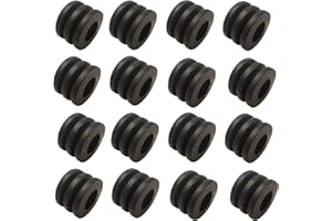 1a-sports Set 16x Kicker Kickertisch Gummipuffer für 16 mm Stangen von Charlsten