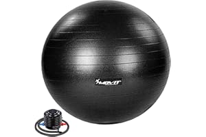 ‎MOVIT MOVIT Gymnastikball »Dynamic Ball« inkl. Pumpe, 55 65 75 85 cm, 7 Farben, Maximalbelastbarkeit bis 500kg, berstsicher, Fitness-Ball, Sitzball, Yogaball, Pilates-Ball, Balance