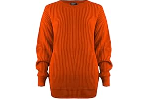 SA Fashions® Oversized New Ladies Womens Chunky Baggy Jumper Knitted Sweater Thick Top S-XXL 8-22