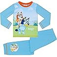 Bluey Boys Long Sleeved Pyjamas featuring Bingo, Blue, Age 18 Months - 5 Years