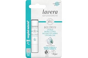 LAVERA BASIS SENSITIV BALSAMO LABIAL 4,5gr – rouge à lèvres crémeux qui souligne le contour des lèvres, met en valeur les lèvres et offre une finition soignée, poids 5 g et devient un allié fiable dan