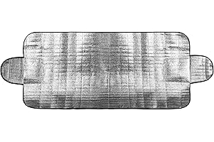 ‎WALSER Walser Frontscheibe Abdeckung Auto M, Frostschutz Auto Frontscheibe, Scheiben Abdeckung Auto Winter, Autoabdeckung Winter, Frontscheibenabdeckung Winter, Scheibenabdeckung Auto Winter 230x85 cm