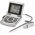 CDN Leave-in Probe Cooking Thermometer with Timer and Clock, -10 to +200 C