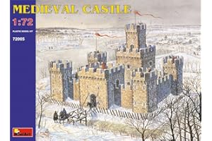 Miniart 1:72 Scale Medieval Castle Plastic Model Kit