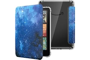 MoKo Case for Kindle Paperwhite 12th Gen & Colorsoft 2024, Blue Starry Sky