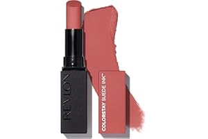 Revlon ColorStay Suede Ink, Pintalabios Mate de Larga duración, Enriquecido con Vitamina E, Tono 005 Hot Girl
