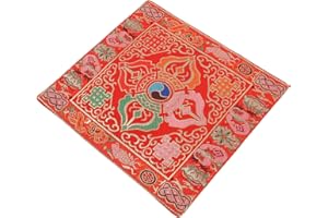 Supvox Pad antiscivolo per campane tibetane buddiste, tappetino per campane tibetane religiose, squisito pad per campane tibetane buddiste, per religiose