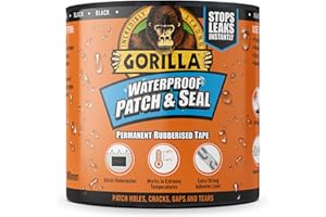 Gorilla Waterproof Patch & Seal Tape Black 3m