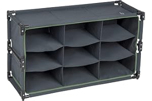 Bo-Camp mobiliario de Camping BC – Armario/guardatodo Plegable Antracita