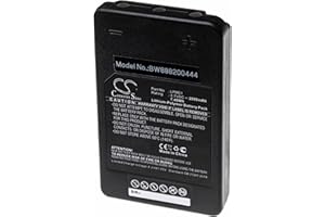 vhbw batteria sostituisce Autec LPM01, LPM01LI, MHM03, R0BATT00E10A0 per Radiocomando Industriale, Telecomando (2000mAh, 3,7V, Li-Poly) - Nero