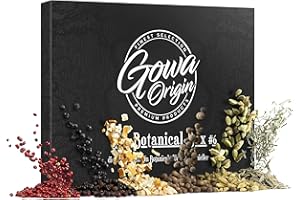 GOWA ORIGIN Premium Gin Gewürze I Gin-Botanicals für Gin Tonic, Cocktails oder auch zum Kochen I Gin Geschenkset Männer I Gin Zubehör (6er Premium Botanicals)