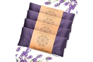 ‎HIHEALER Hihealer 2er / 4er-Pack Augenmaske Gewichts-Augenmaske mit Lavendel-Aromatherapie für Schlaf, Yoga, Meditation und Selbstpflege, entspannende Accessoires für Frauen Mütter