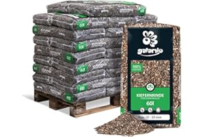 GALAMIO Pine Bark Pine Mulch Bark Mulch Bark Mulch Garden Decor Pinus Sylvestris Natural Forest Pine Fine 10-20 mm 60 L x 26 Bag 1,560 L / 1 Paligo Paligo Paligo