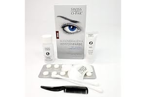 ‎XXL LASHES Augenbrauen- und Wimpern-Farbe Set, komplettes Färbesystem mit allem Zubehör für 10-12 Behandlungen, intensive Tönung für Wochen, einfach in der Anwendung (Braun)