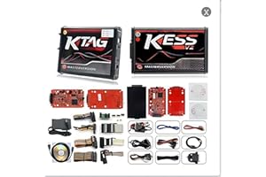XAEIOW Car for KESS V2 V5.017 ECU Tuning Full Kit and KTAG V7.020 V2.25 Red PCB European Edition