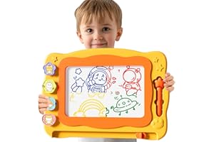 CI VETCH Large Magnetic Drawing Board Toddler Toys for 2 3 4 5 6 Year Old Kids Girls Boys, Doodle Board Montessori Preschool Educational Travel Toys Gifts for 3 4 5 6 Year Old Etch Sketch Erasable Writing Pad