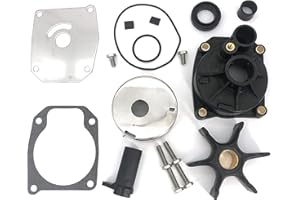 KUNOANZ 432955 0432955 Outboard Water Pump Impeller Repair Kit For Johnson Evinrude 60 65 70 75 HP 2/4 Stroke Sierra 18-3389 436957 0436957 438591 0438591432956 0432956 60HP 65HP 70HP 75HP