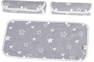 Bebear Sucking Pads for Baby Carrier Teething Pads Drool Bibs Cotton Baby Carrier Bibs 3PC Fits All Brands Baby Carrier