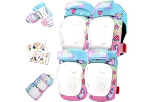 ‎SIMPLY KIDS Simply Kids Knieschoner Kinder I Innovativen Knie und Ellenbogenschützer Kinder mit Handgelenkschoner I Protektoren Kinder zum Laufrad, Fahrrad, Skateboard, Schoner Inliner