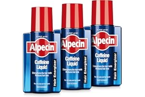 Alpecin Caffeine Liquid Hair Tonic 3x 200ml | Against Thinning Hair | Natural Hair Growth for Men | Energizer for Strong Hair | Hair Care for Men Made in Germany